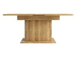 Mesa de centro elevable para 4-6 personas - patas de madera - color natural claro (130x70x75 cm)