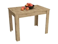 Mesa de cocina haaus Zeta, Roble Artisan, 102 x 69 x 75 cm