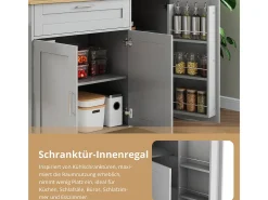 Mesa de cocina móvil plegable de roble, 132,5 x 44 (70) x 90 cm (alto), multifuncional, con 5 ruedas.