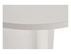 Mesa de comedor – 180 cm x 75 cm x 89,5 cm – Madera blanca – Tablero de partículas
