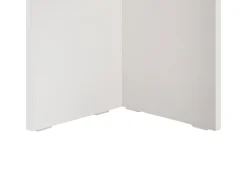 Mesa de comedor – 180 cm x 75 cm x 89,5 cm – Madera blanca – Tablero de partículas