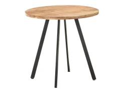 Mesa de comedor 80 cm Madera maciza de acacia