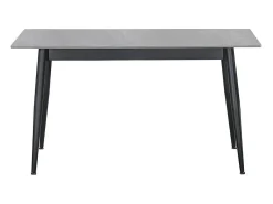 Mesa de comedor Berna diseño gres gris 75x140x80 cm Adec
