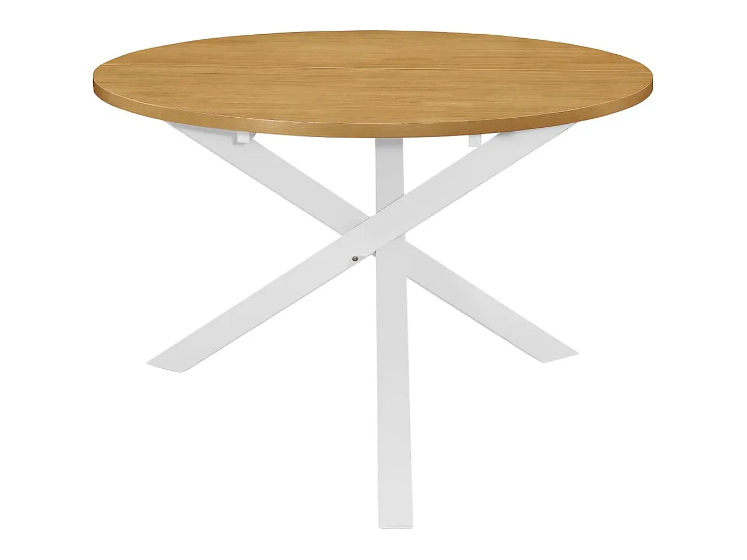 Mesa de comedor blanca 120x75 cm MDF