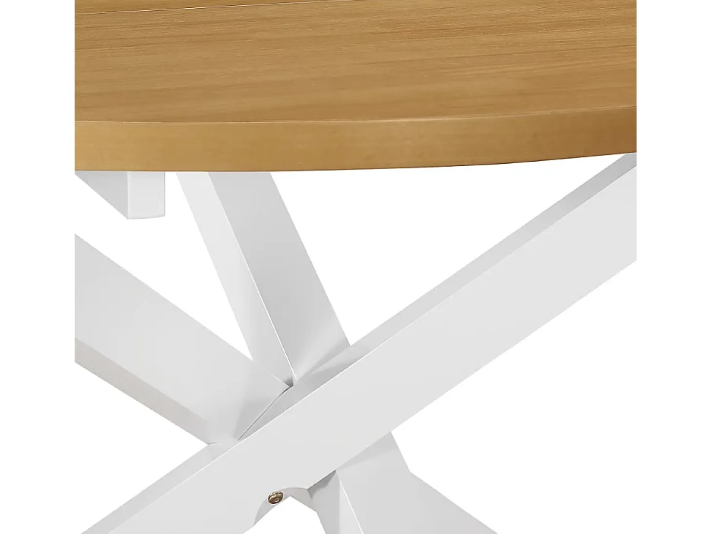Mesa de comedor blanca 120x75 cm MDF