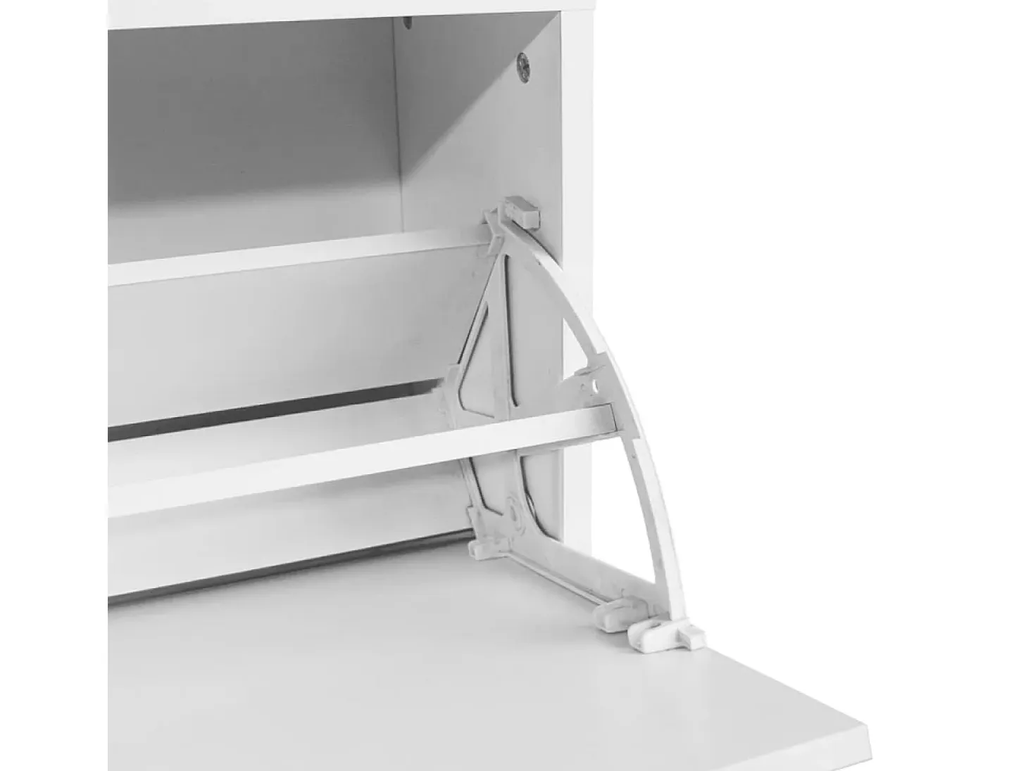 Mesa de comedor blanca 140x80x75 cm