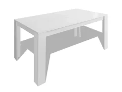 Mesa de comedor blanca 140x80x75 cm ES103125