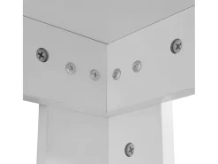 Mesa de comedor blanca 140x80x75 cm ES103125