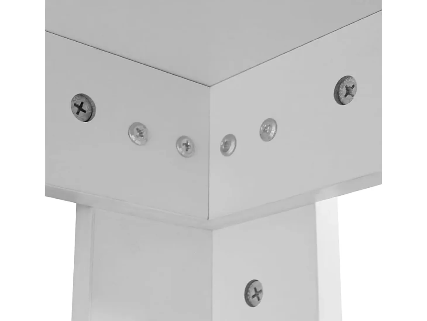 Mesa de comedor blanca 140x80x75 cm ES103125
