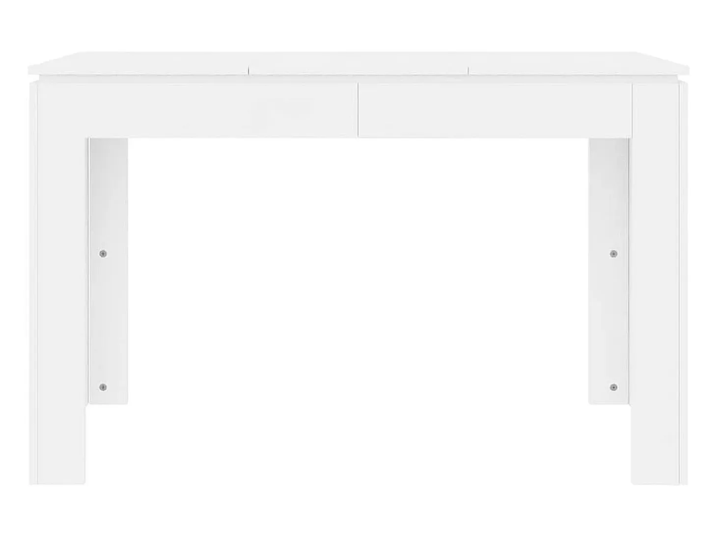Mesa de comedor Blanca 120x60x76 cm Madera de ingeniería