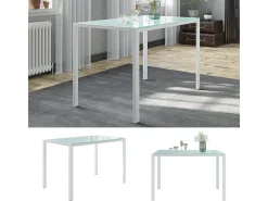 Mesa de comedor blanco 120x70x75 grand