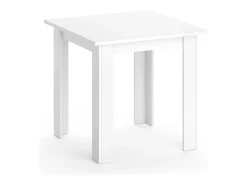 Mesa de comedor blanco 80x80x76.6 karlos
