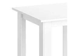Mesa de comedor blanco 80x80x76.6 karlos