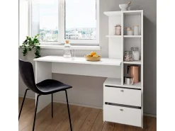 Mesa de comedor blanco 136x55x138 denton