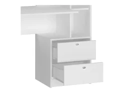 Mesa de comedor blanco 136x55x138 denton