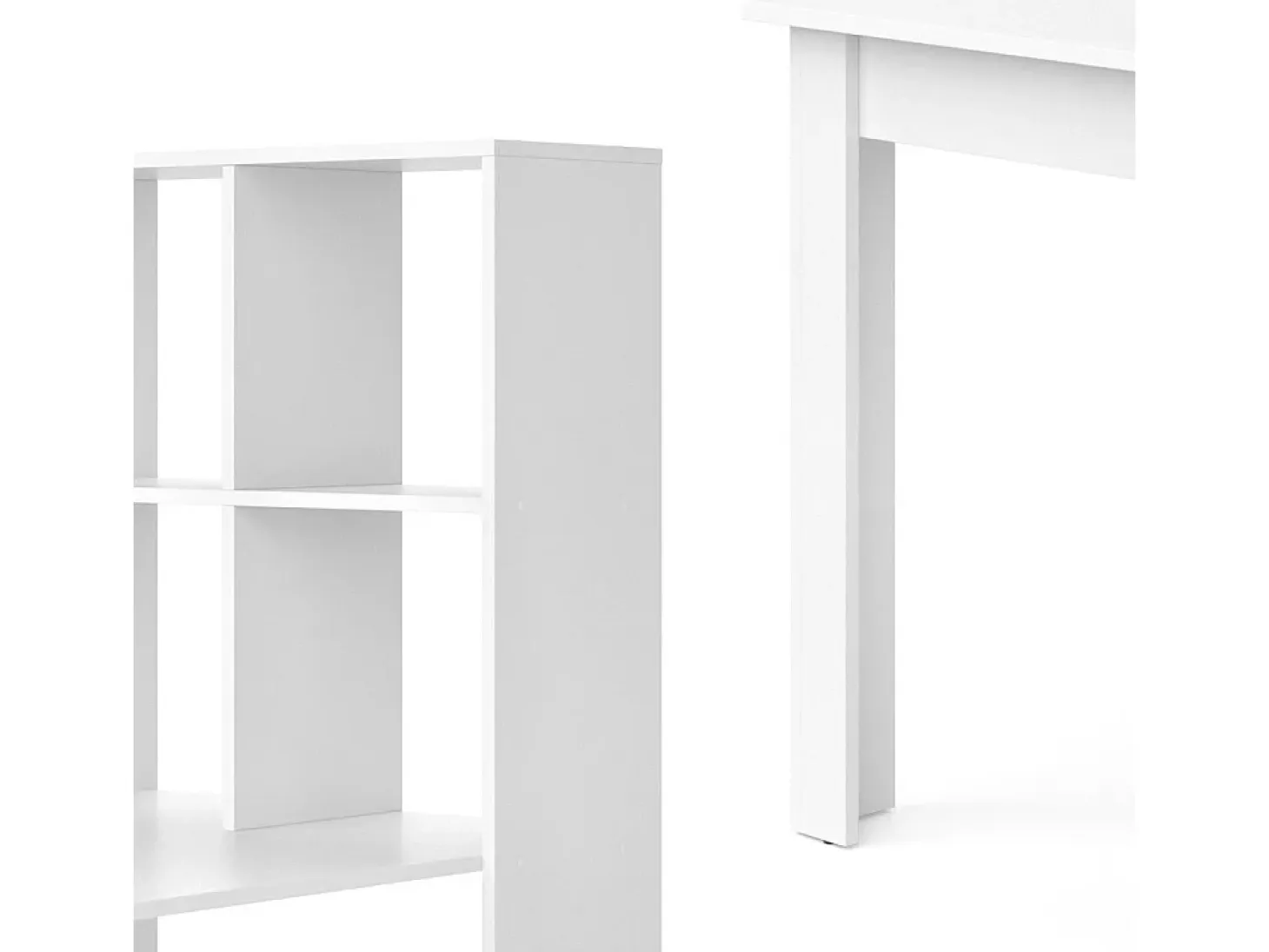 Mesa de comedor blanco 70x122x145.6 gael