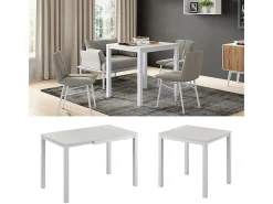 Mesa de comedor blanco 120x70x76 granny