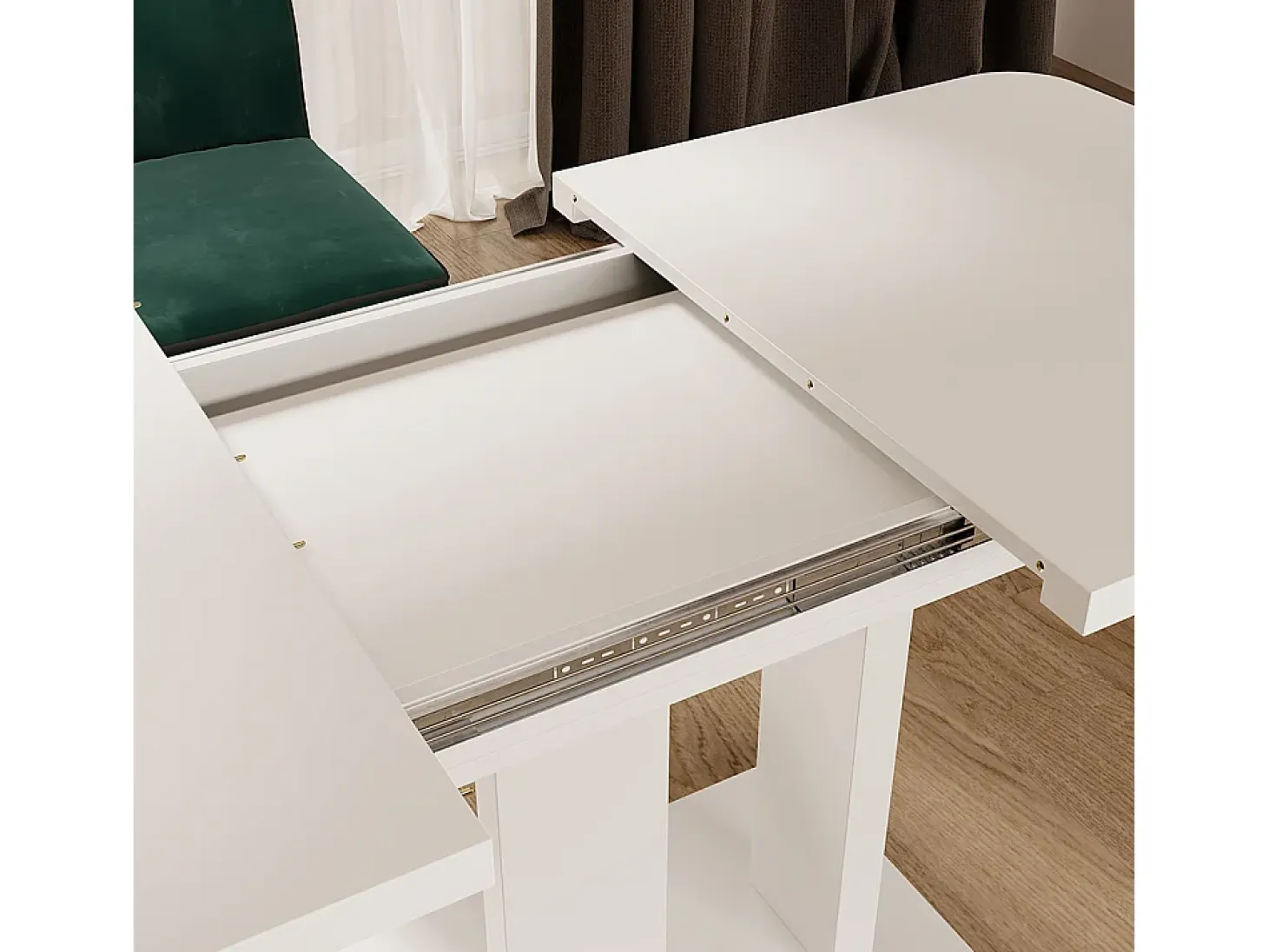 Mesa de comedor blanco 120x80x77.3 fenaro
