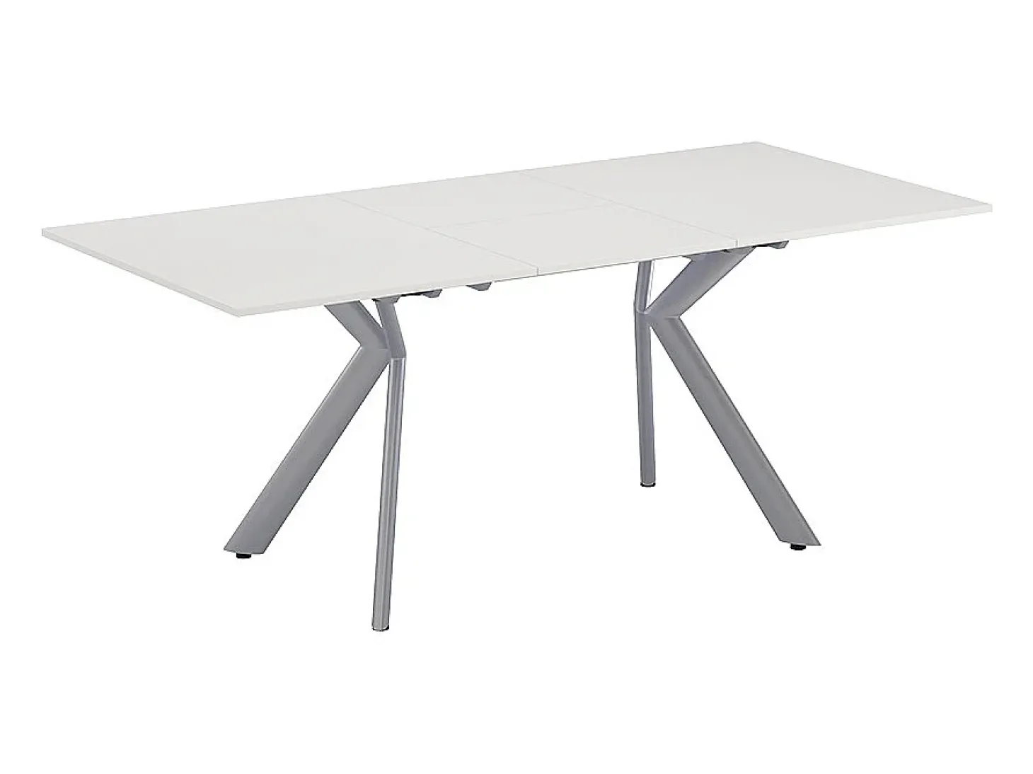 Mesa de comedor blanco/gris 140x90x76 trill