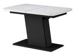 Mesa de comedor blanco/negro 120x80x77.3 fenaro