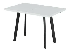 Mesa de comedor blanco/negro 160x80x76 tisko