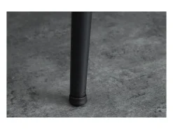 Mesa de comedor CALDERO 140 cm – Mesa contemporánea aspecto piedra y metal