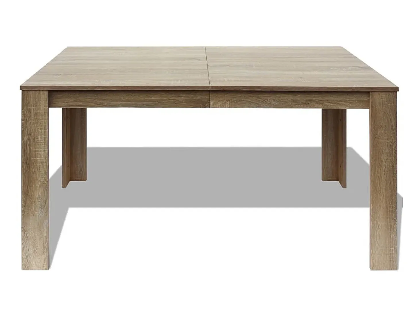 Mesa de comedor color roble 140x80x75 cm ES421605
