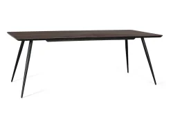 Mesa de comedor con tapa rectangular en madera de teca 200 cm