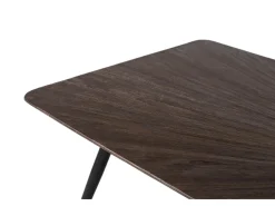 Mesa de comedor con tapa rectangular en madera de teca 200 cm