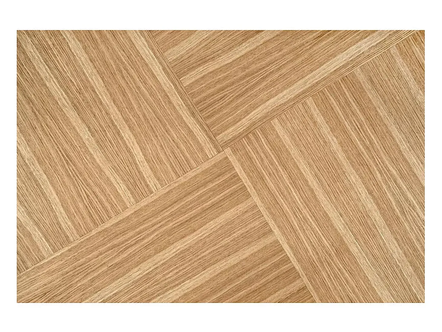 Mesa de comedor contemporánea redonda con tablero de aspecto roble natural y pata central negra OCTANT