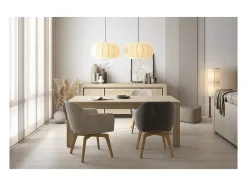 Mesa de comedor COPA – 190x76x100 cm – Roble elegante – Diseño escandinavo