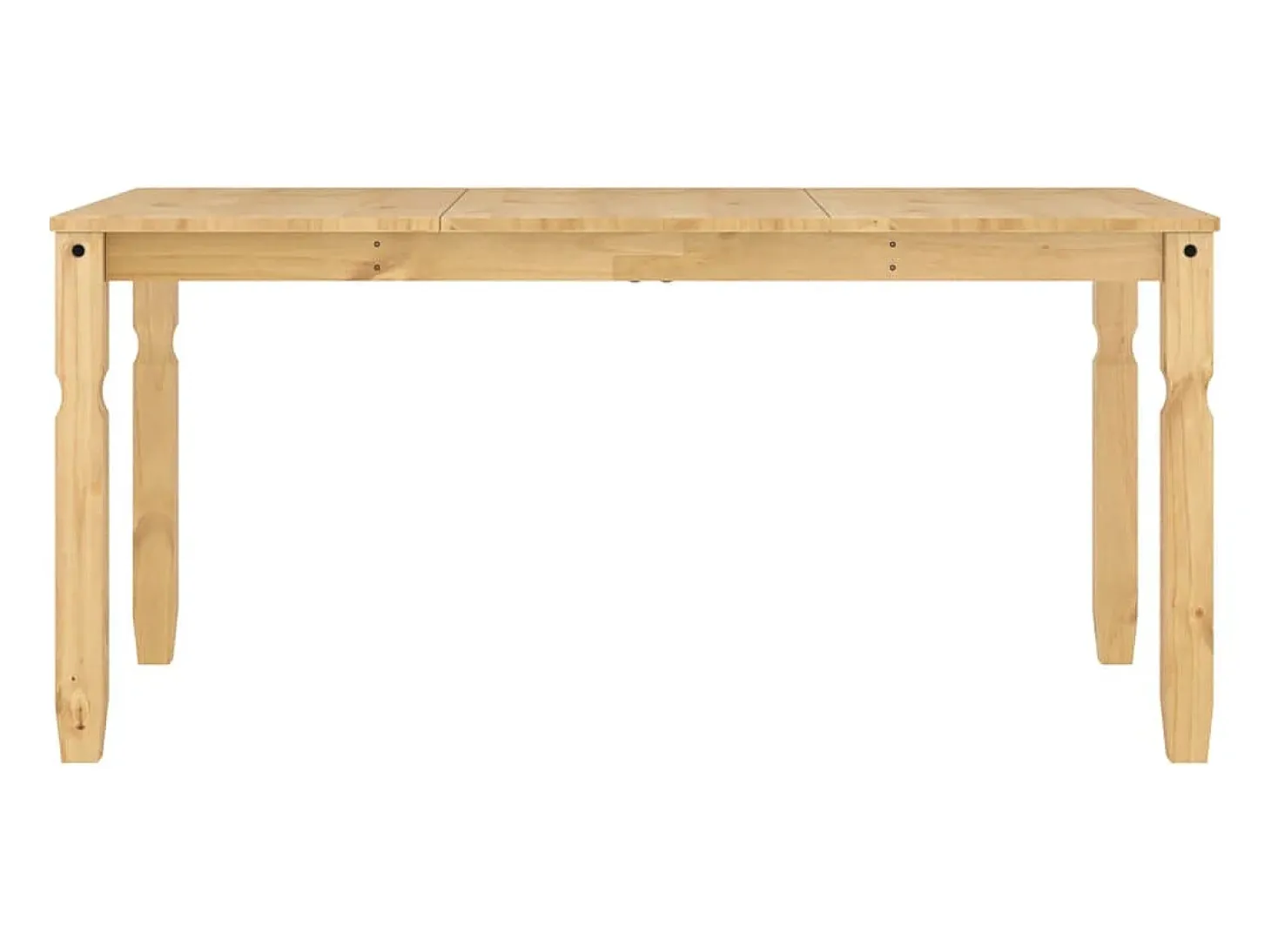 Mesa de comedor Corona madera maciza de pino 160x80x75 cm ES230670