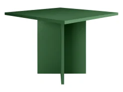 Mesa de comedor cuadrada tablero laminado 3cm Verde Cedar 100xm