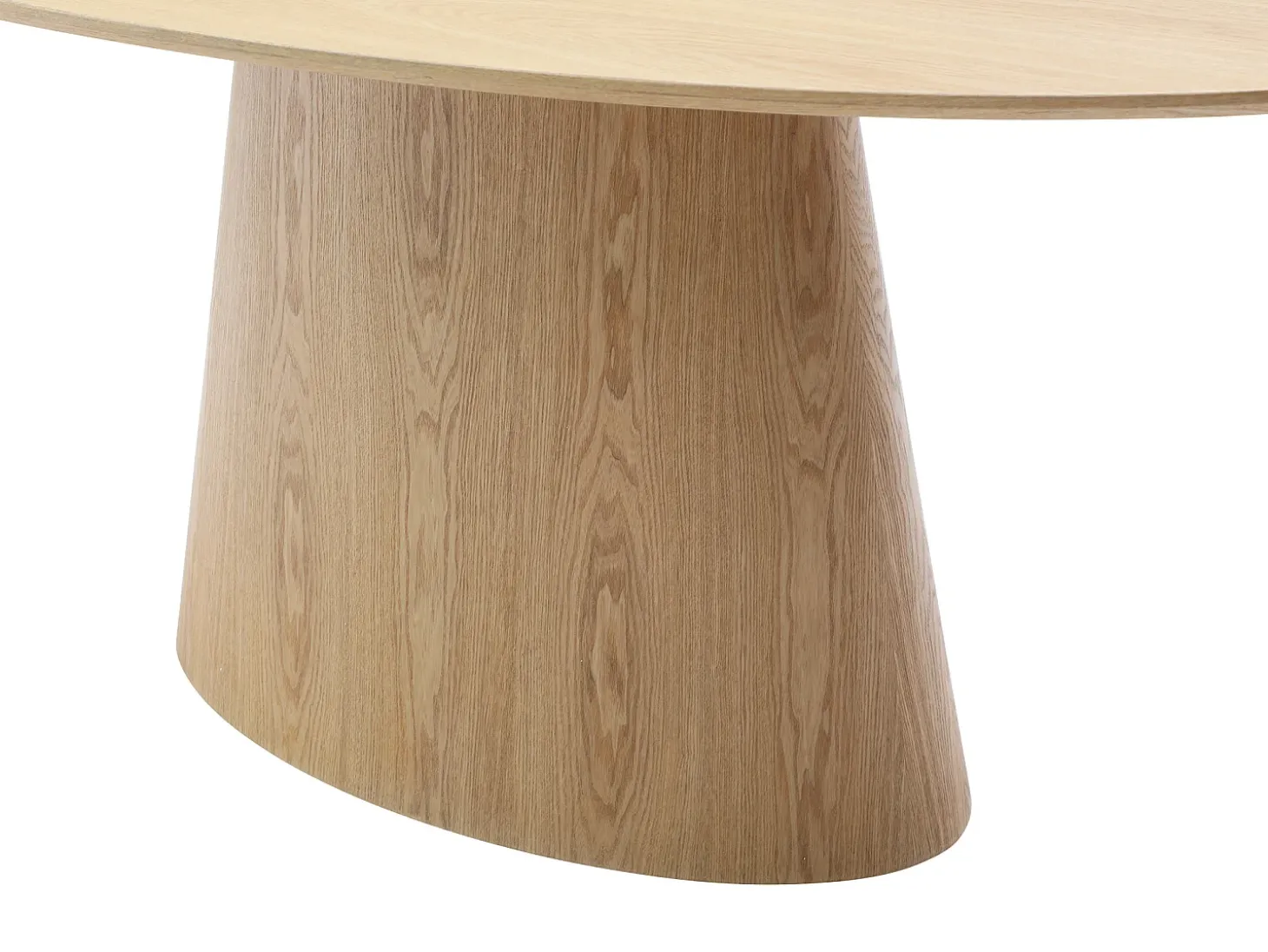 Mesa de comedor de 6 cubiertos de MDF - Natural claro - ANTELADA