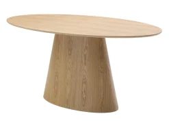 Mesa de comedor de 6 cubiertos de MDF - Natural claro - ANTELADA
