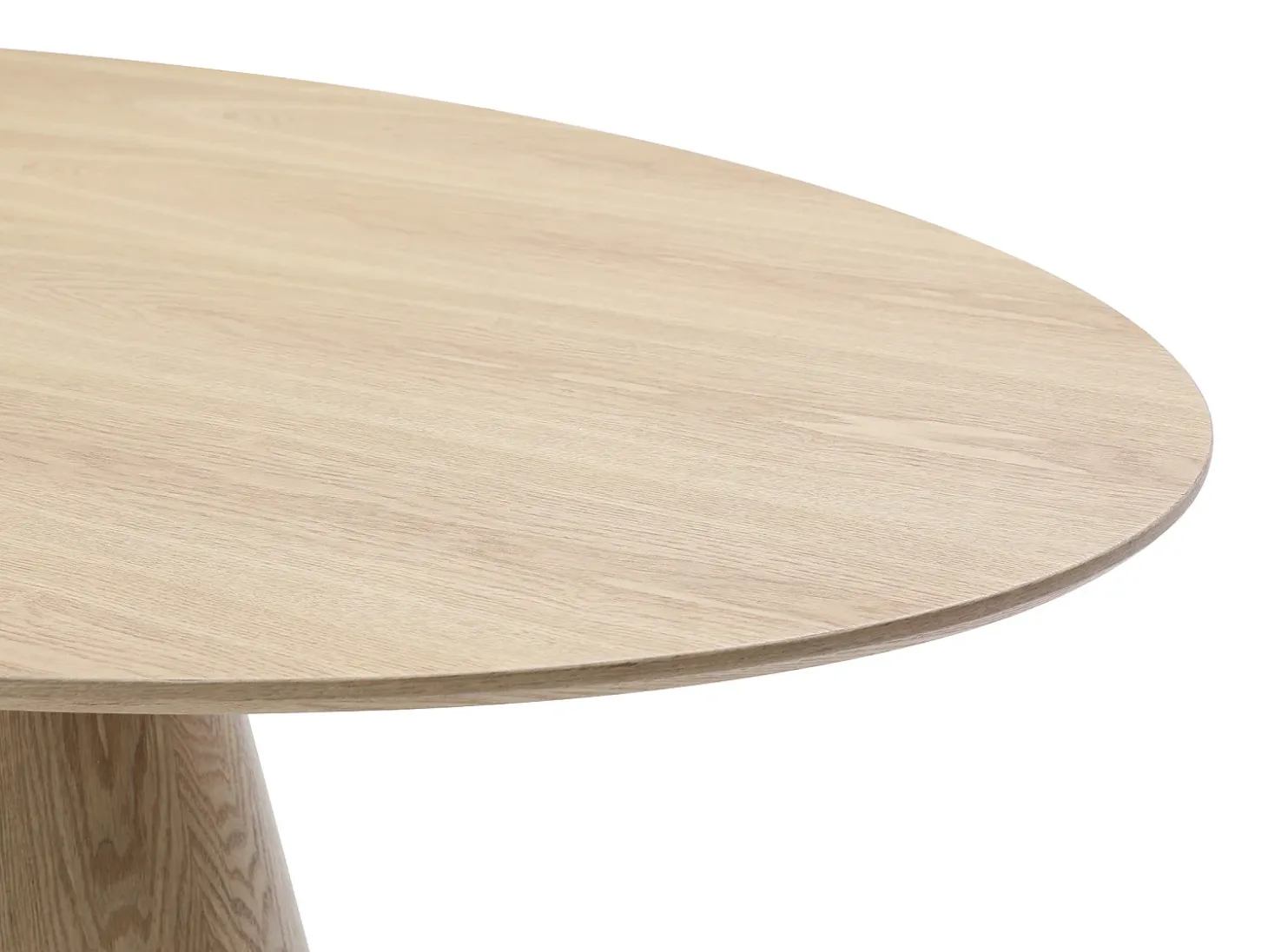 Mesa de comedor de 6 cubiertos de MDF - Natural claro - ANTELADA