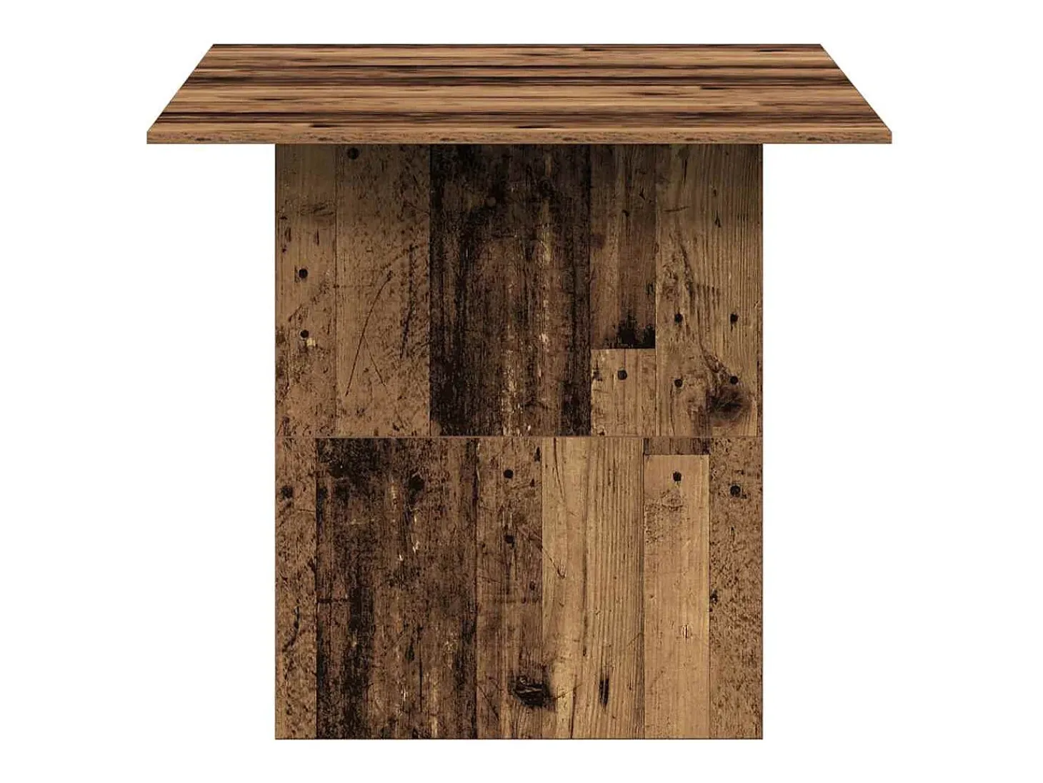 Mesa de comedor de aglomerado madera envejecida 180x90x76 cm