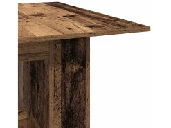 Mesa de comedor de aglomerado madera envejecida 180x90x76 cm