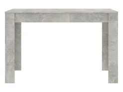 Mesa de comedor de hormigón gris 120x60x76 cm Madera de ingeniería
