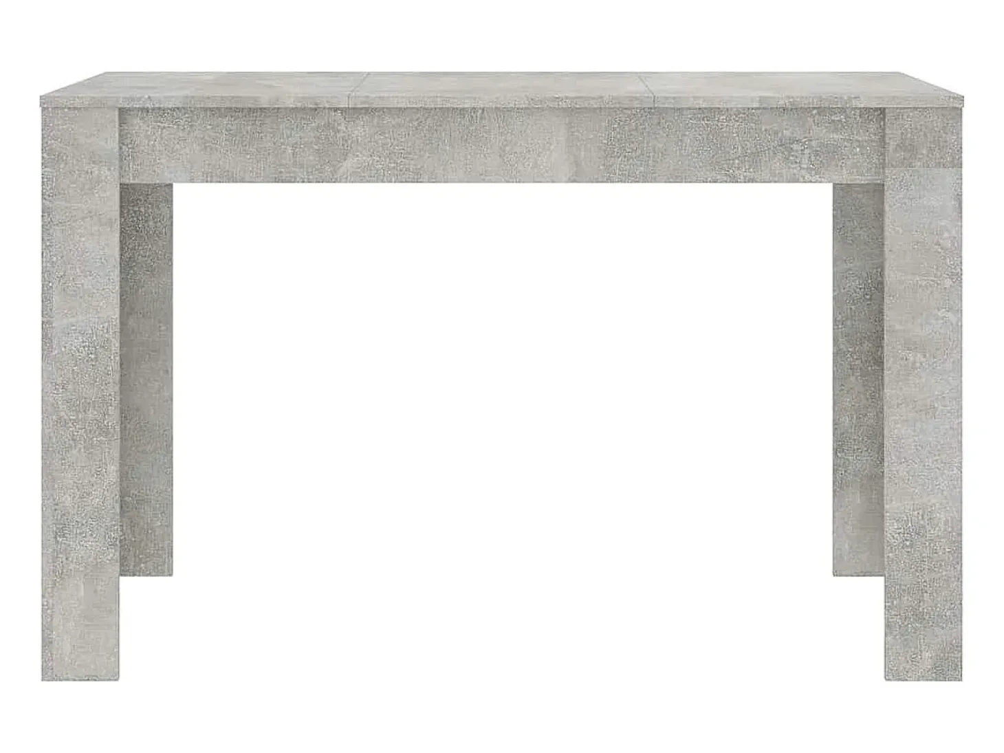 Mesa de comedor de hormigón gris 120x60x76 cm Madera de ingeniería