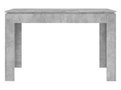 Mesa de comedor de hormigón gris 120x60x76 cm Madera de ingeniería