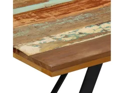 Mesa de comedor de madera maciza reciclada 140x80x76 cm ES366153