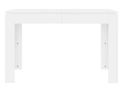 Mesa de comedor de madera contrachapada blanco 120x60x76 cm ES337527