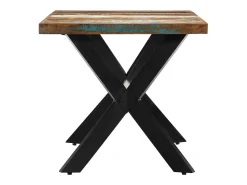 Mesa de comedor de madera maciza reciclada 140x70x75 cm ES900024