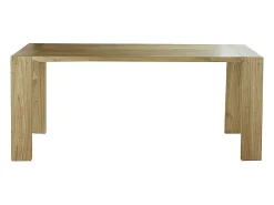 Mesa de comedor de madera de mindy maciza para 8 personas