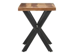 Mesa de comedor de madera acacia acabado miel 120x60x75 cm ES397571