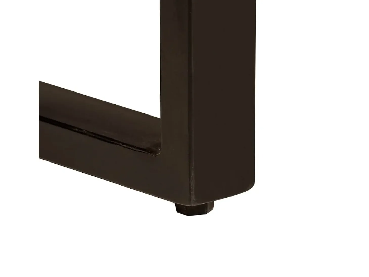 Mesa de comedor de madera maciza de mango rugosa 180 cm ES824806