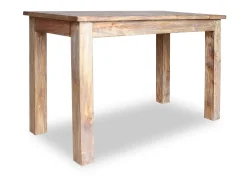 Mesa de comedor de madera maciza reciclada 120x60x77 cm ES550753