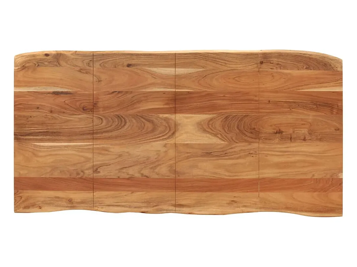 Mesa de comedor de madera maciza de acacia 180x90x76 cm