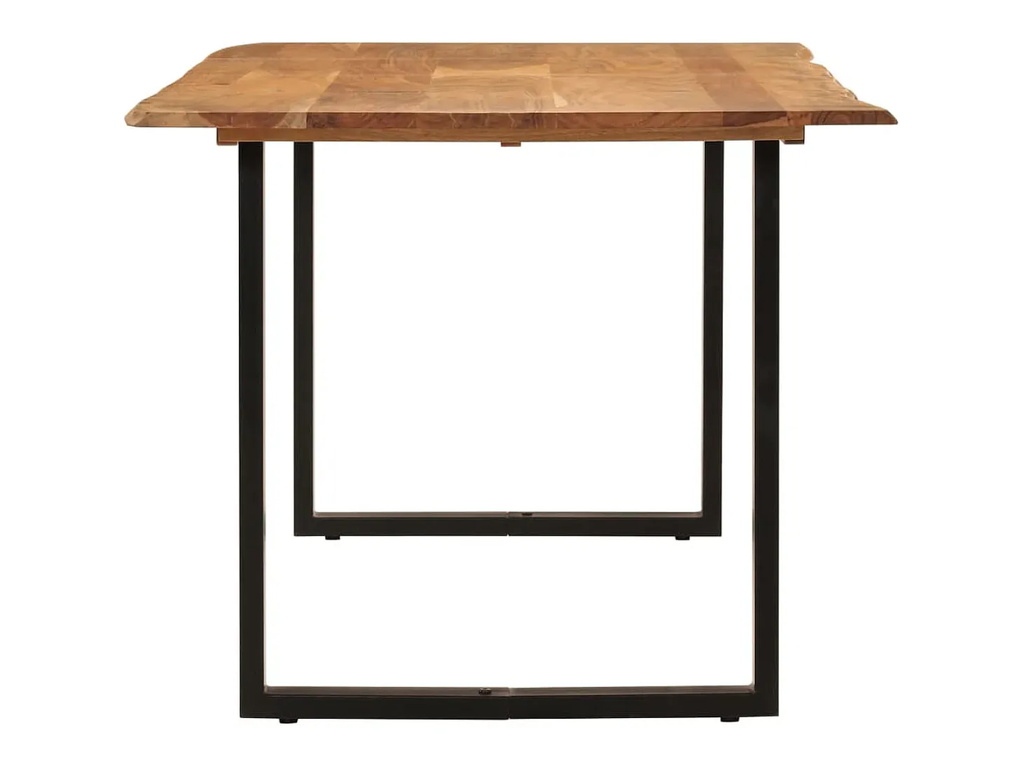 Mesa de comedor de madera maciza de acacia 180x90x76 cm